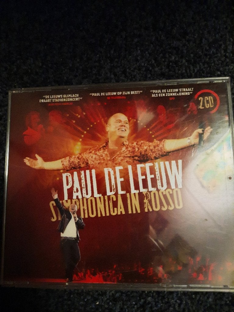 PAUL DE LEEUW Symphonica in Rosso! Mooie Dubbel CD!, Verzenden, Zo goed als nieuw, Overige genres, Live-album