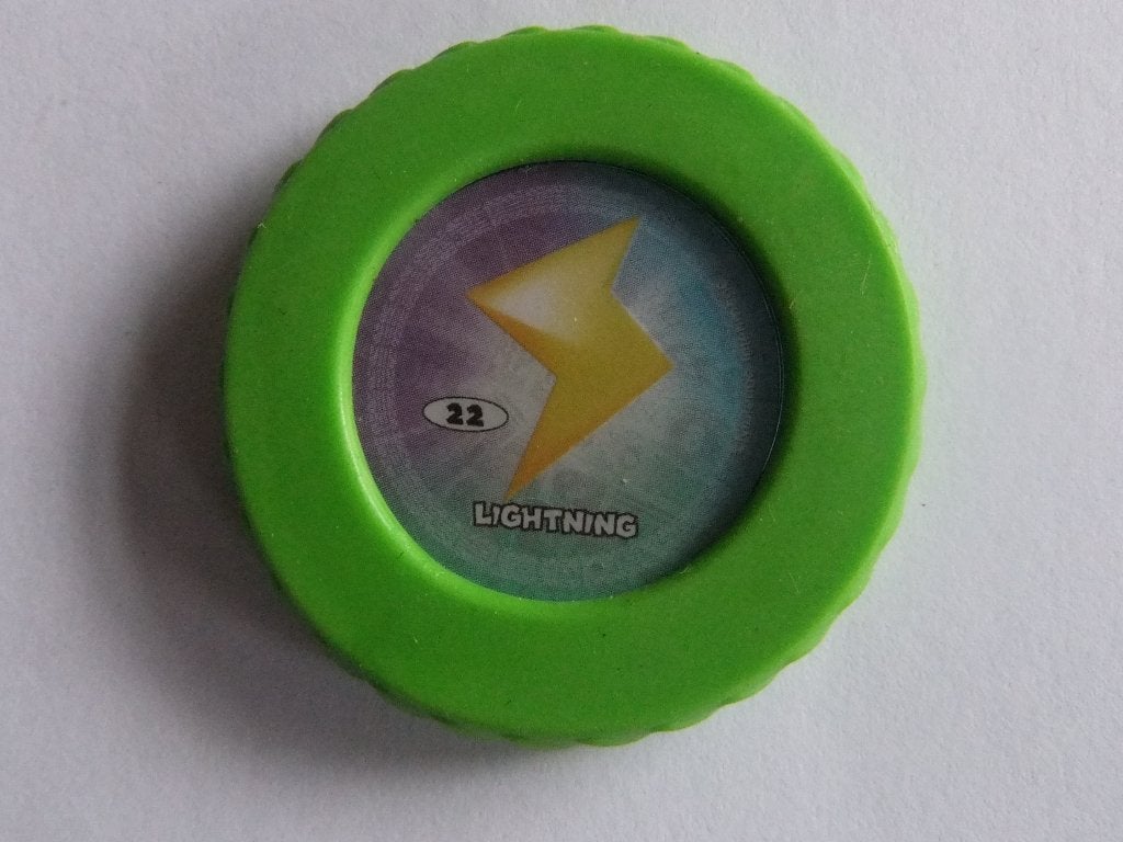 Pokémon Tazo Lightning #22 - Groen, Overige supermarkten, Verzenden