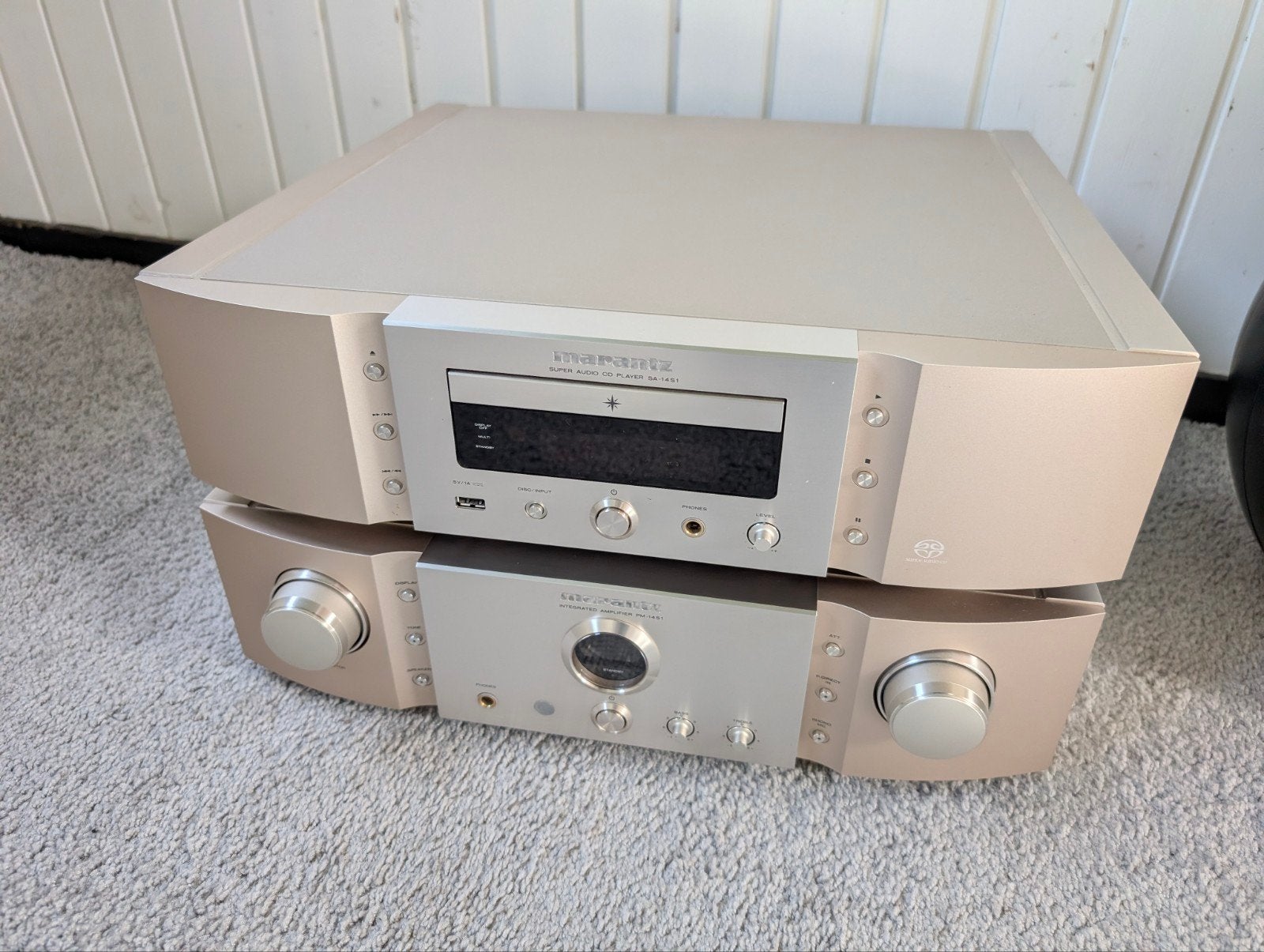 Marantz PM14S1 + SA14S1 CD + Opt/coax DAC, Ophalen, Zo goed als nieuw, Marantz