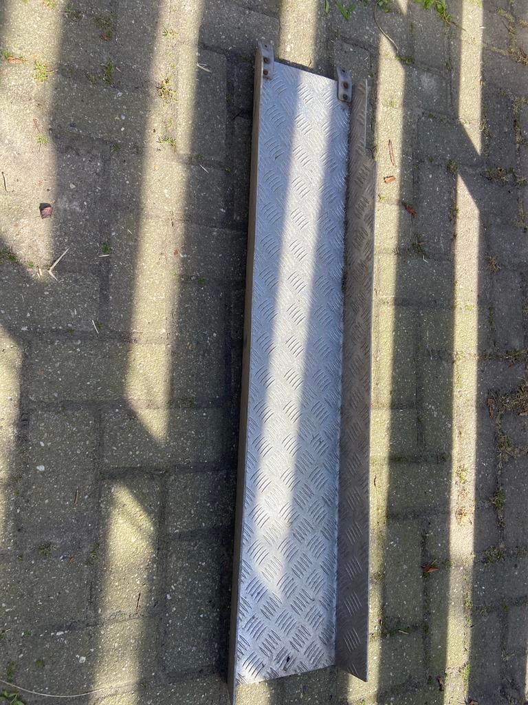 Aluminium rijplaat 108 cm, Caravans en Kamperen, Ophalen of Verzenden, Gebruikt