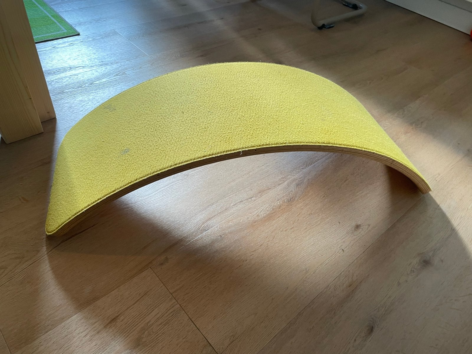 Wobbel Board met vilt - Geel, Ophalen of Verzenden, Gebruikt, Jongen of Meisje