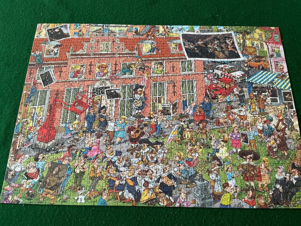 legpuzzel That's Life Frans Hals 1000 stukjes, Ophalen of Verzenden, 500 t/m 1500 stukjes, Zo goed als nieuw, Legpuzzel