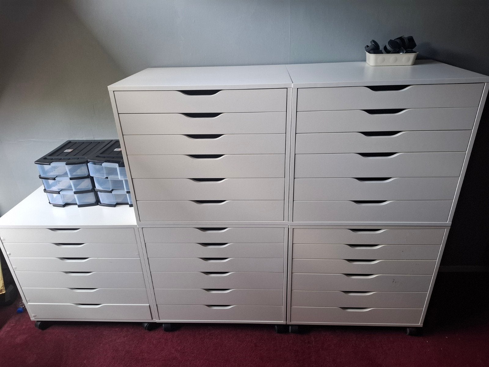5 ikea alex ladeblokken, Ophalen