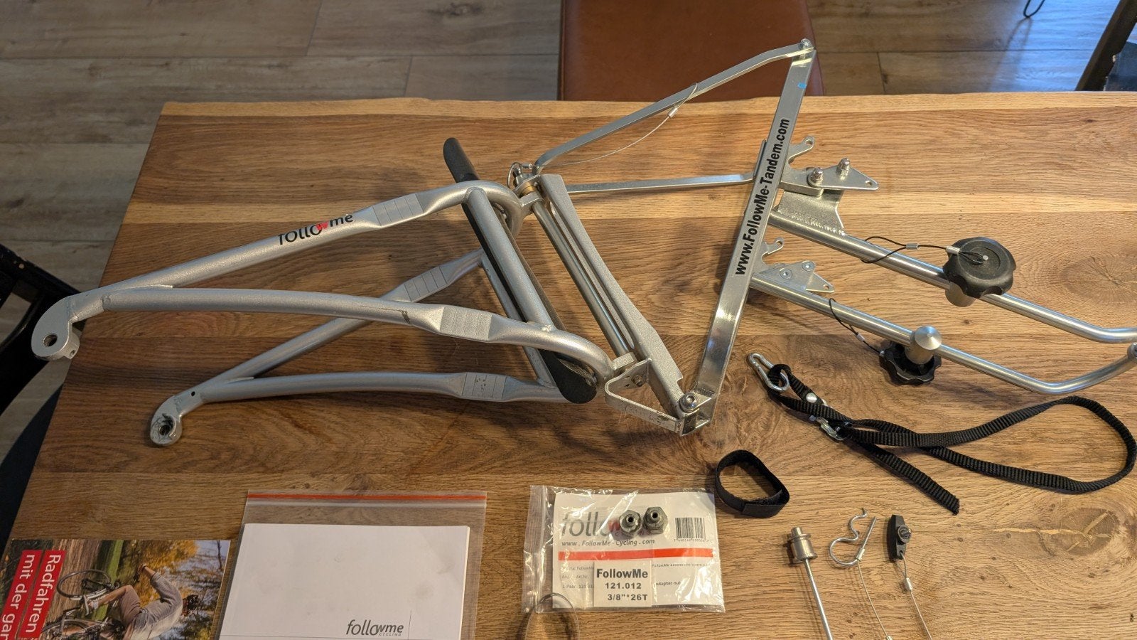 FollowMe Tandem voor kinderfiets - Compleet en Zeer Goede St, Ophalen of Verzenden, Zo goed als nieuw