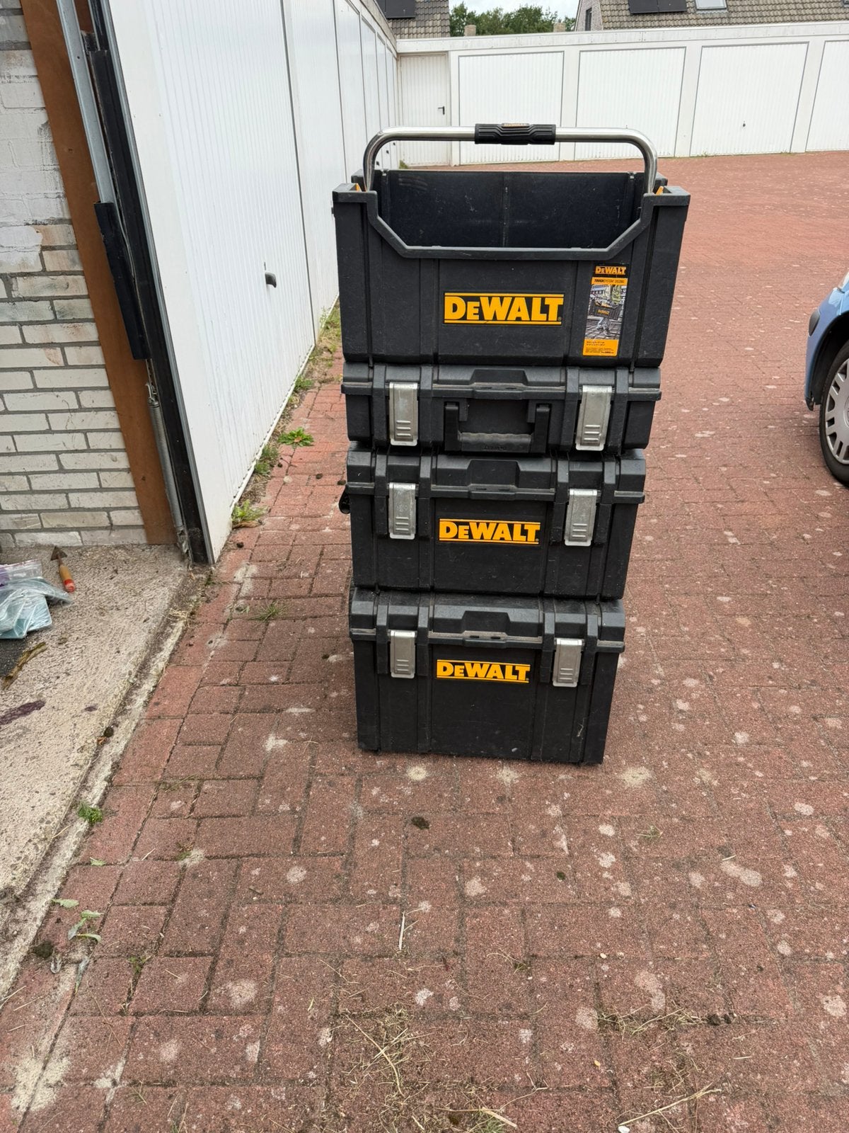 DEWALT TOUGHSYSTEM, Ophalen, Gebruikt
