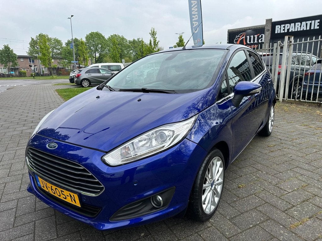 Ford Fiesta 1.0 EcoBoost Titanium X, Voorwielaandrijving, 101 pk, Euro 6, Blauw