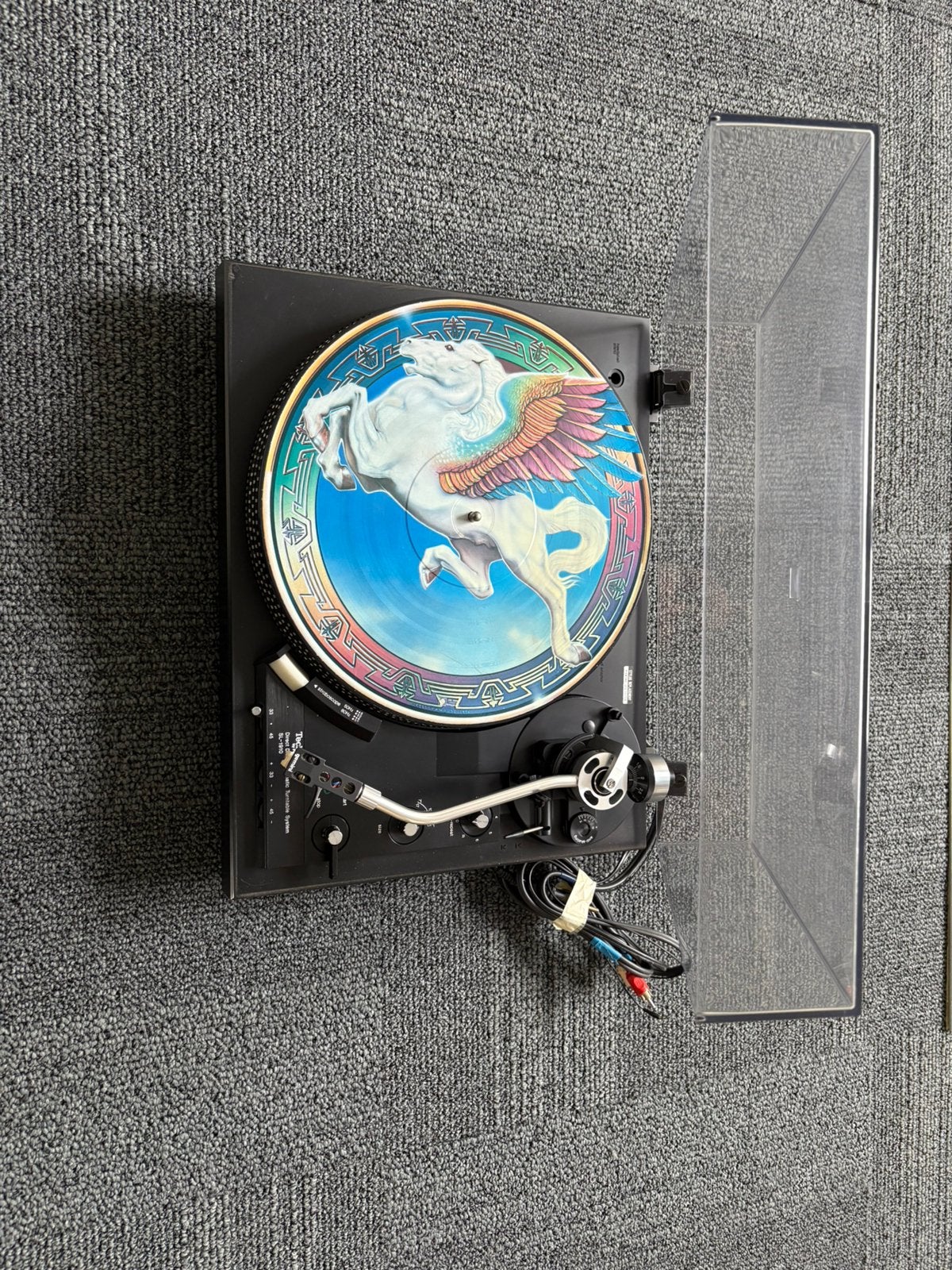 Technics SL-1910 Direct Drive Automatische Platenspeler, Gebruikt, Pitch-regelaar, Ophalen of Verzenden, Platenspeler