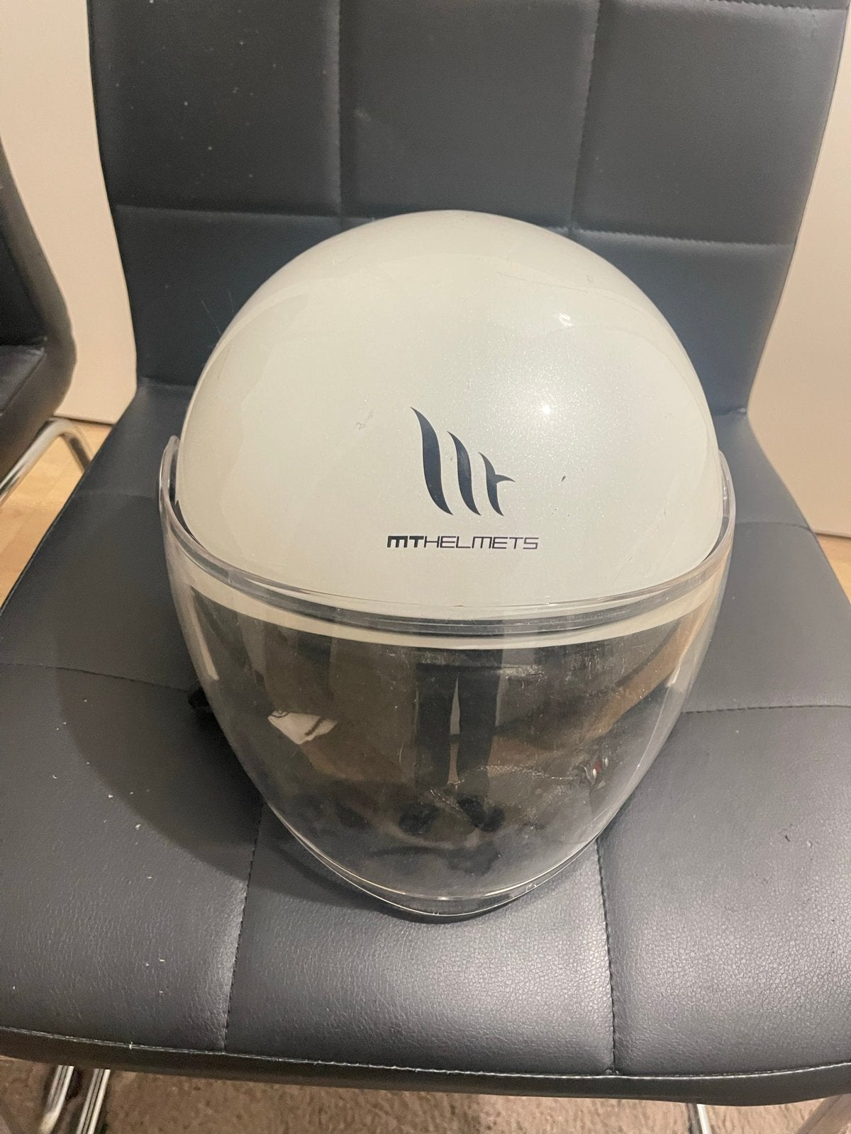 MT Helmets Jethelm - Wit - Maat XS-XL, Tweedehands, Ophalen, Overige merken, XL