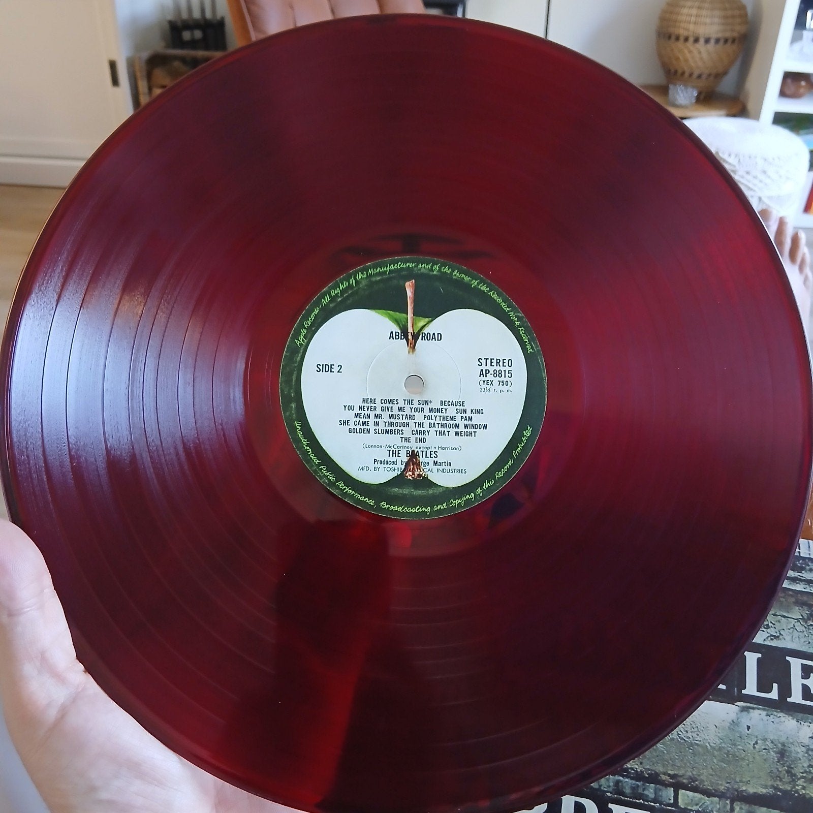 The Beatles - Abbey Road (Japanse Rode Vinyl Persing), LP, Gebruikt, Import, Pop