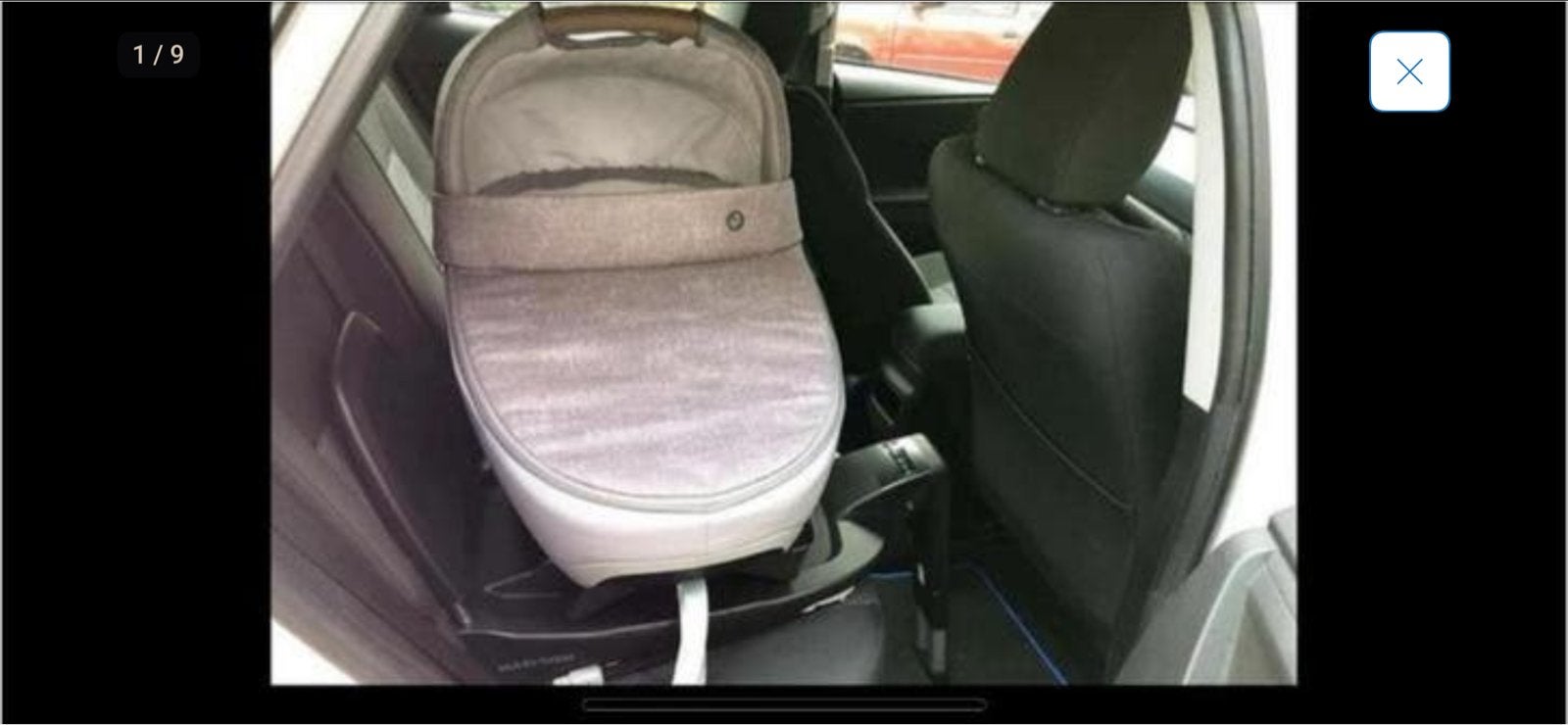 Te huur: Maxi Cosi Jade auto reiswieg incl familyfix3 base, Kinderen en Baby's, Slaapstand, Zo goed als nieuw, Isofix, Maxi-Cosi