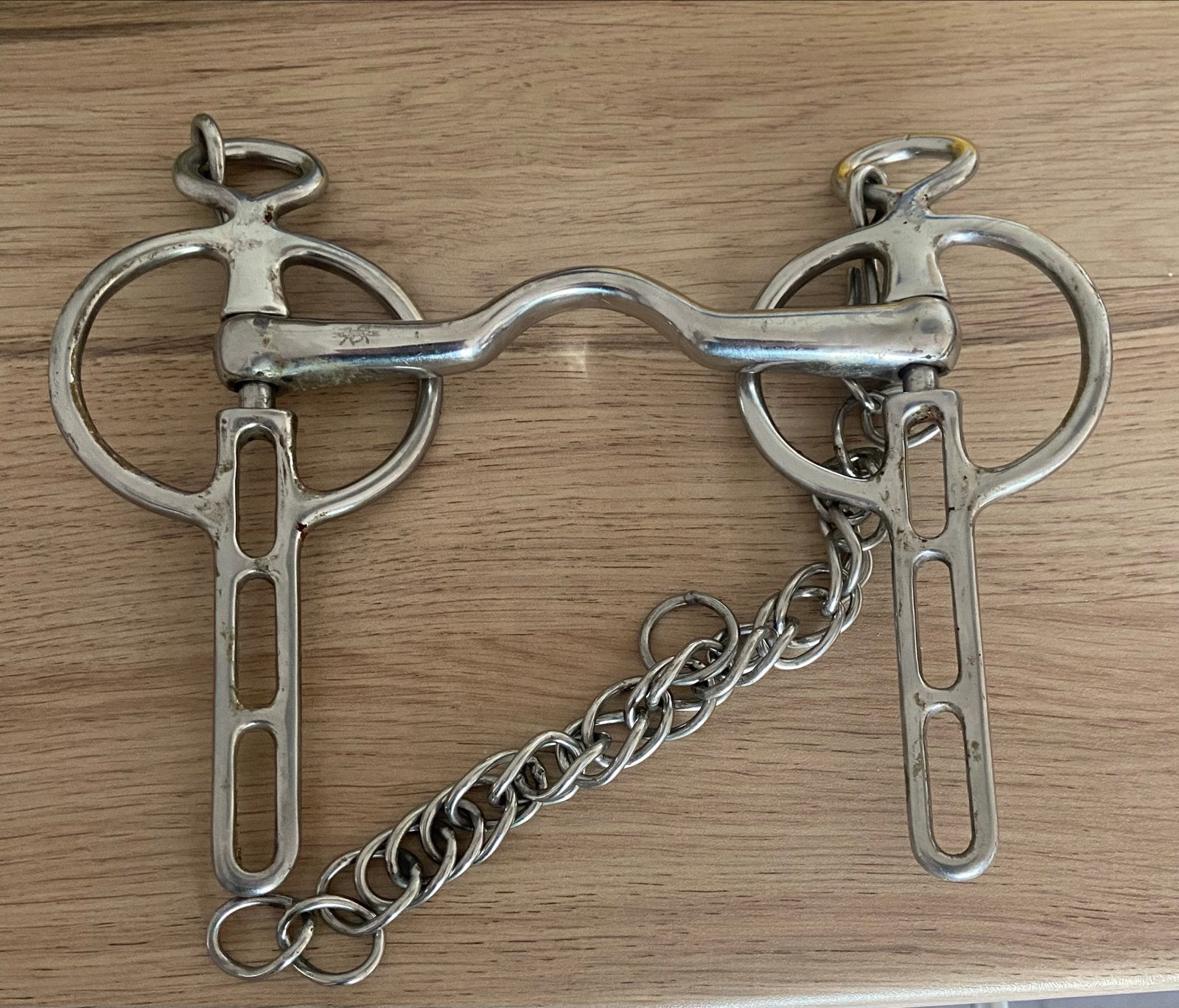 (Menbit) liverpoolstang met tongboog, Dieren en Toebehoren, Paarden en Pony's | Overige Paardenspullen, Ophalen of Verzenden, Gebruikt