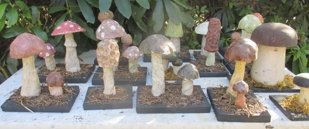 antieke collectie botanische modellen paddestoelen 33, Verzenden