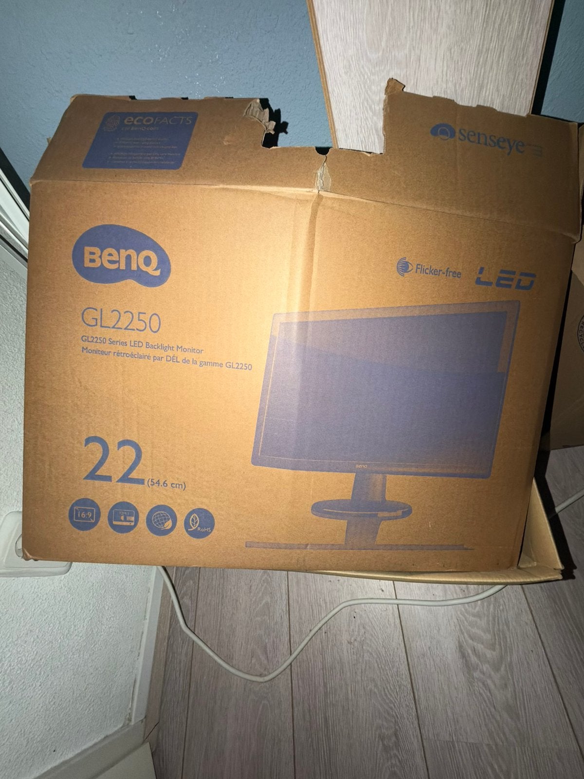 Nieuw Benq computerscherm te koop, Computers en Software, Ophalen, Kantelbaar, Full HD, Zo goed als nieuw