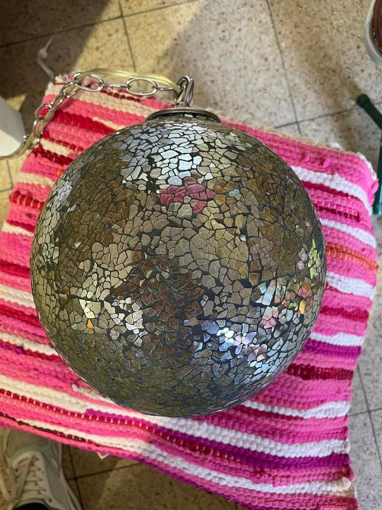 Mozaiek hanglamp, Ophalen of Verzenden, Zo goed als nieuw, Minder dan 50 cm