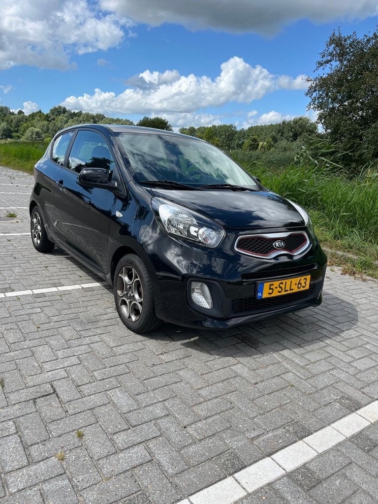 Kia Picanto 1.0 – 2013 – 122.586 km – APK 07/2027, Voorwielaandrijving, Euro 5, Stof, Zwart