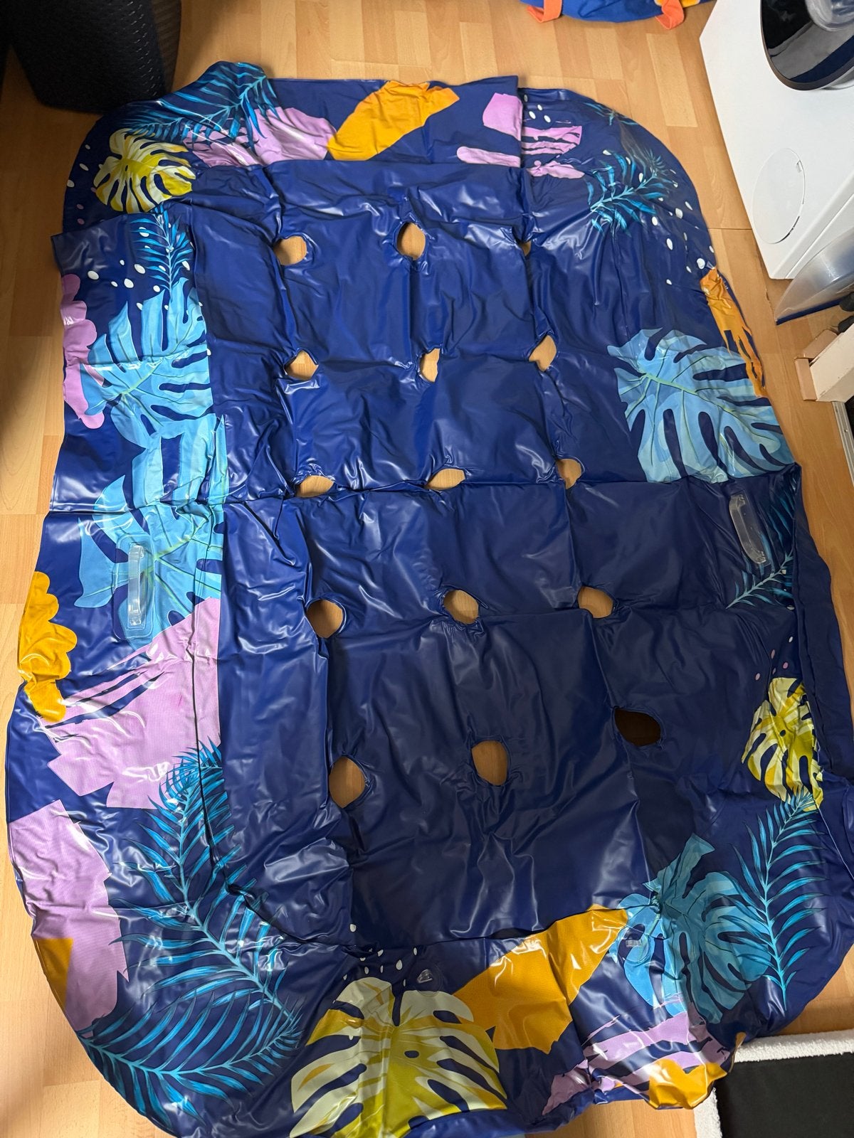 Opblaasbaar zwembadje met tropische print, Ophalen of Verzenden, Nieuw