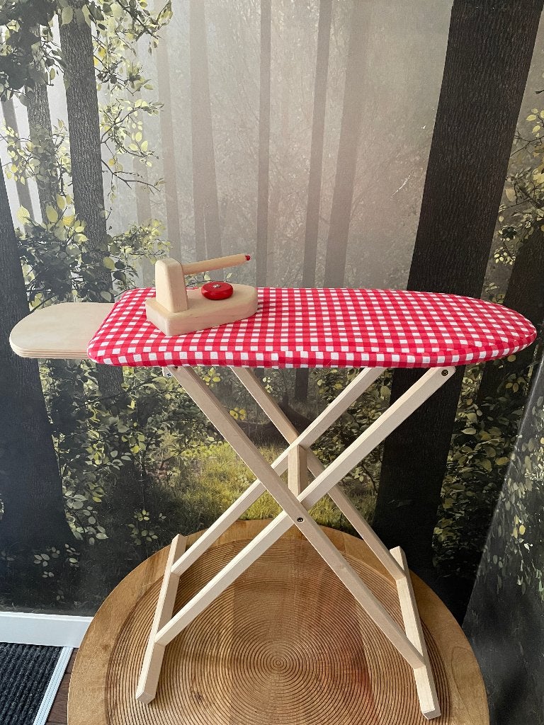 Houten Strijkplank met Strijkijzer - Speelgoed, Ophalen, Nieuw, Overige typen