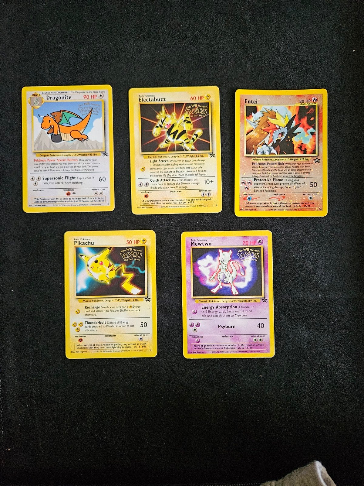 WOTC Promo Pokémon Kaarten Set, Ophalen of Verzenden, Gebruikt, Meerdere kaarten, Foil