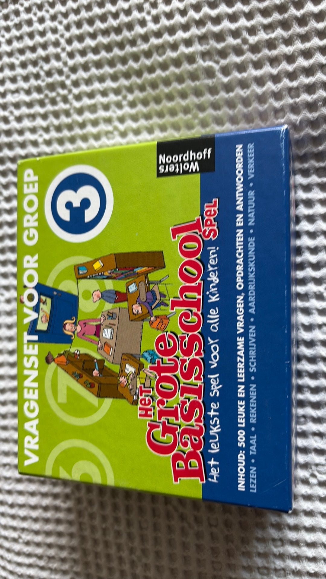 Het grote basisschool spel vragenset groep 3, Ophalen, Zo goed als nieuw