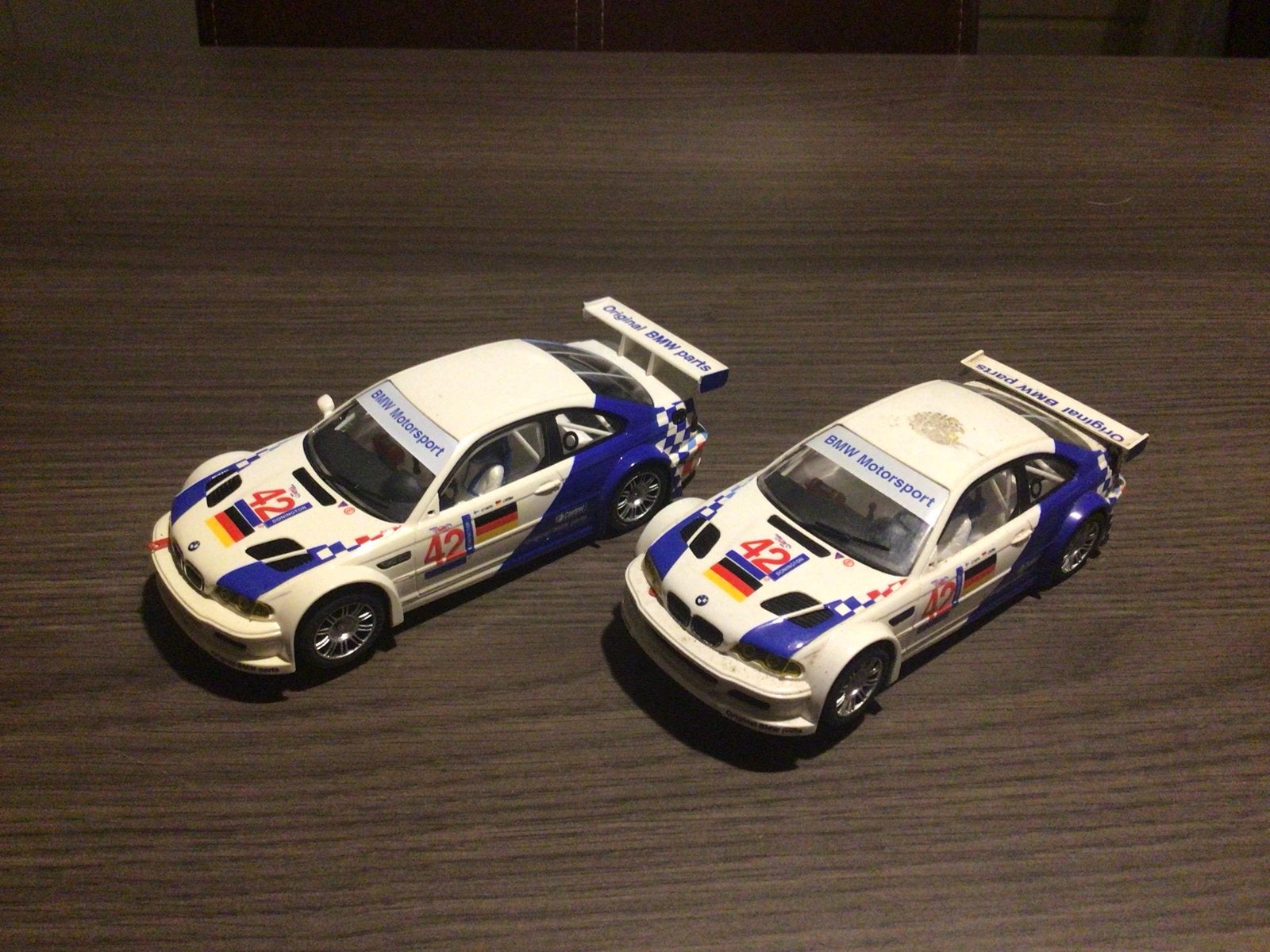 2x Ninco BMW raceauto's: 1x nieuw, 1x gebruikt met defect, Ophalen of Verzenden, Gebruikt, Overige merken