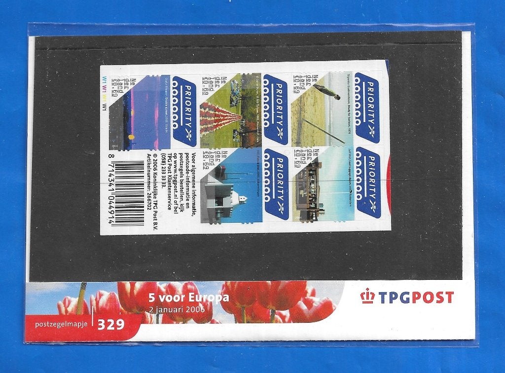 Postzegelmapje 329 - 5 voor Europa 2006, Postzegels en Munten, Postzegels | Nederland, Verzenden, Na 1940, Postfris