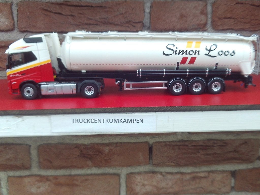 Tekno  Volvo  FH5  met  Silo  Oplegger  van  Simon  Loos., Hobby en Vrije tijd, Ophalen of Verzenden, Nieuw, Bus of Vrachtwagen