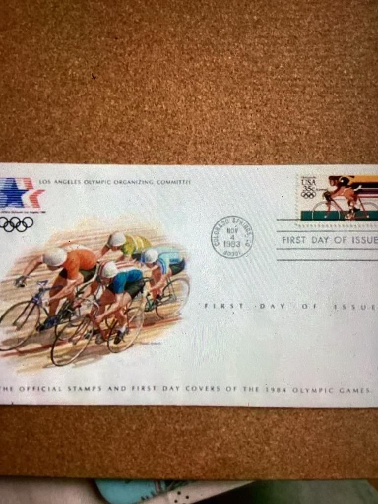 Olympische Spelen 1984 - Eerste Editie Los Angeles, Postzegels en Munten, Postzegels | Eerstedagenveloppen, Ophalen of Verzenden