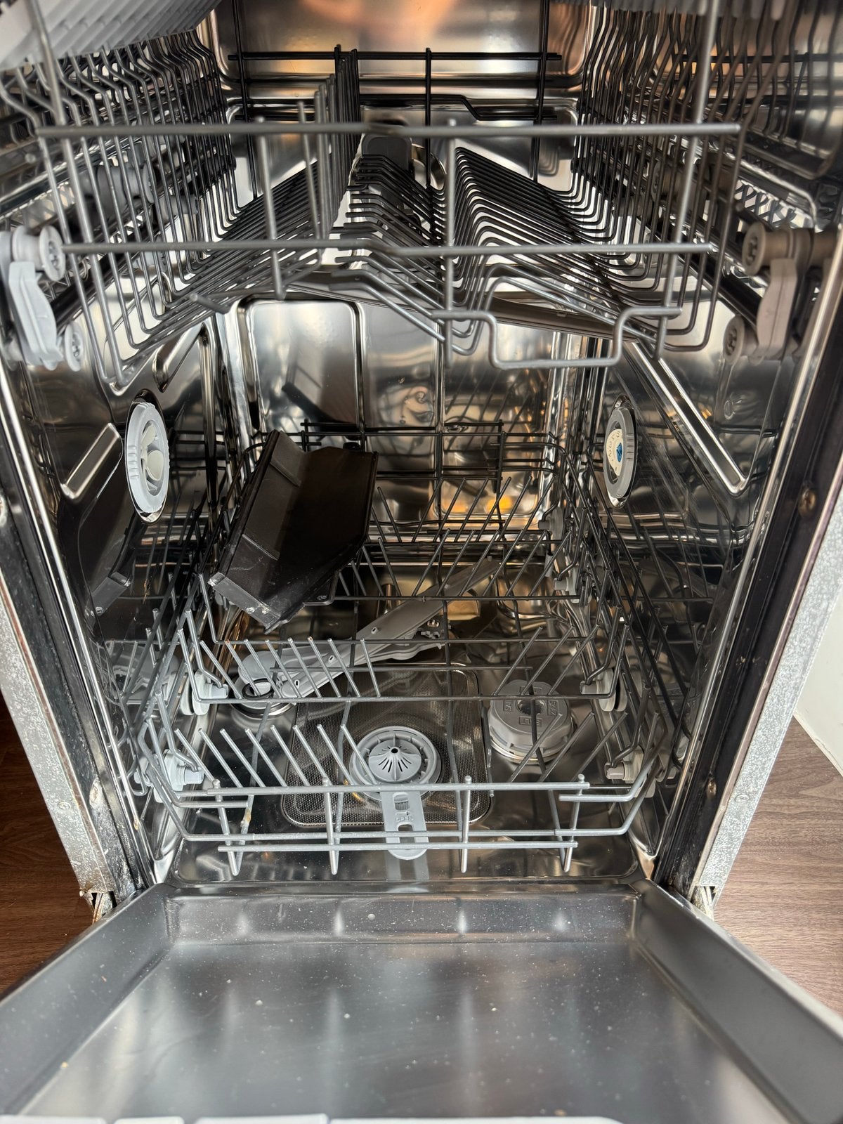 SMEG STA447 vaatwasser defect voor onderdelen, Ophalen, Eco programma, Inbouw, Niet werkend