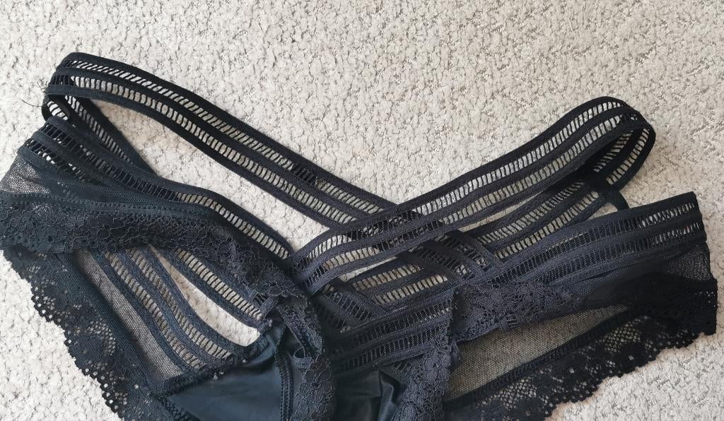 Sexy Hunkemoller brazilian slip - maat M, Hunkemöller, Verzenden, Zwart, Slip