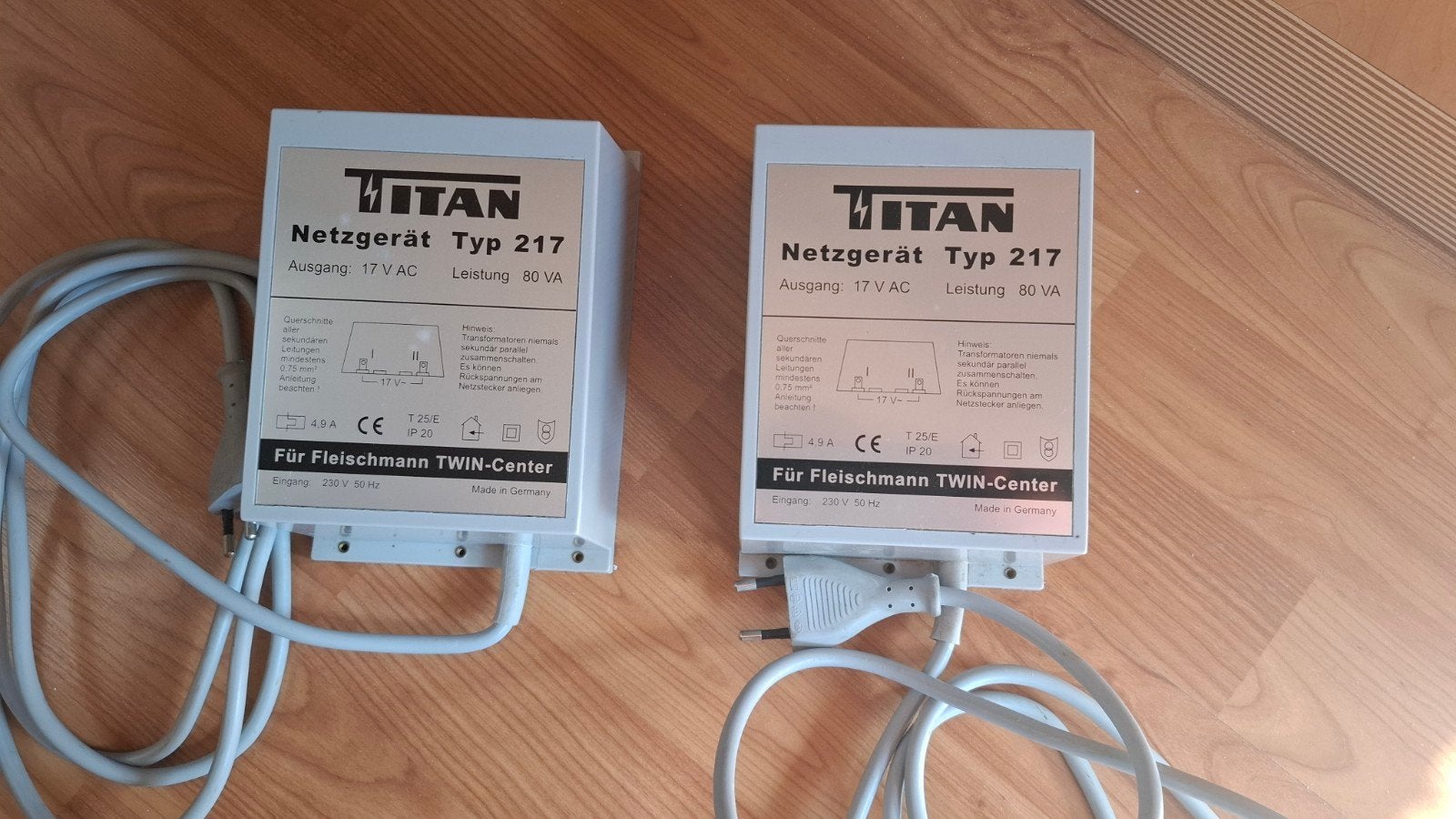 Titan trafo's 217, Overige merken, Transformator of Voeding, Gebruikt, Gelijkstroom