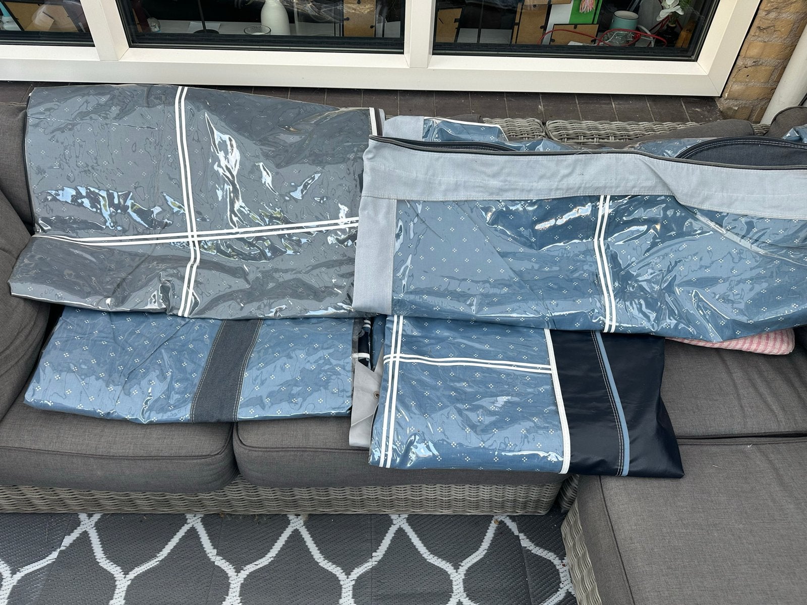 Isabella Ambassador voortent Sky/Tweed A-maat 1190, Caravans en Kamperen, Voortenten en Luifels, Ophalen, Zo goed als nieuw, Ten Cate All Season 240g/m2