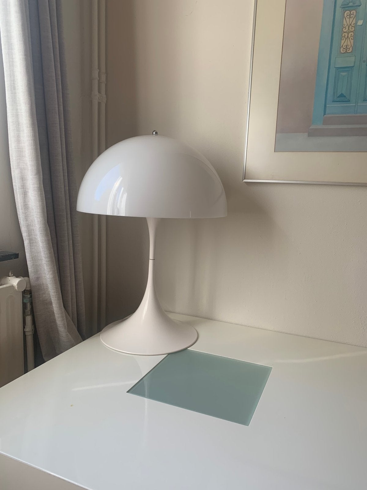 Louis poulsen Panthella tafel/bureau lampem. 2 stuks, Ophalen, Zo goed als nieuw