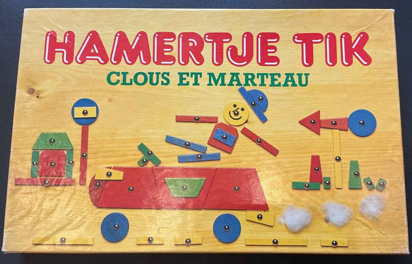 Vintage Hamertje Tik - Clous et Marteau, Kinderen en Baby's, Ophalen of Verzenden, Gebruikt