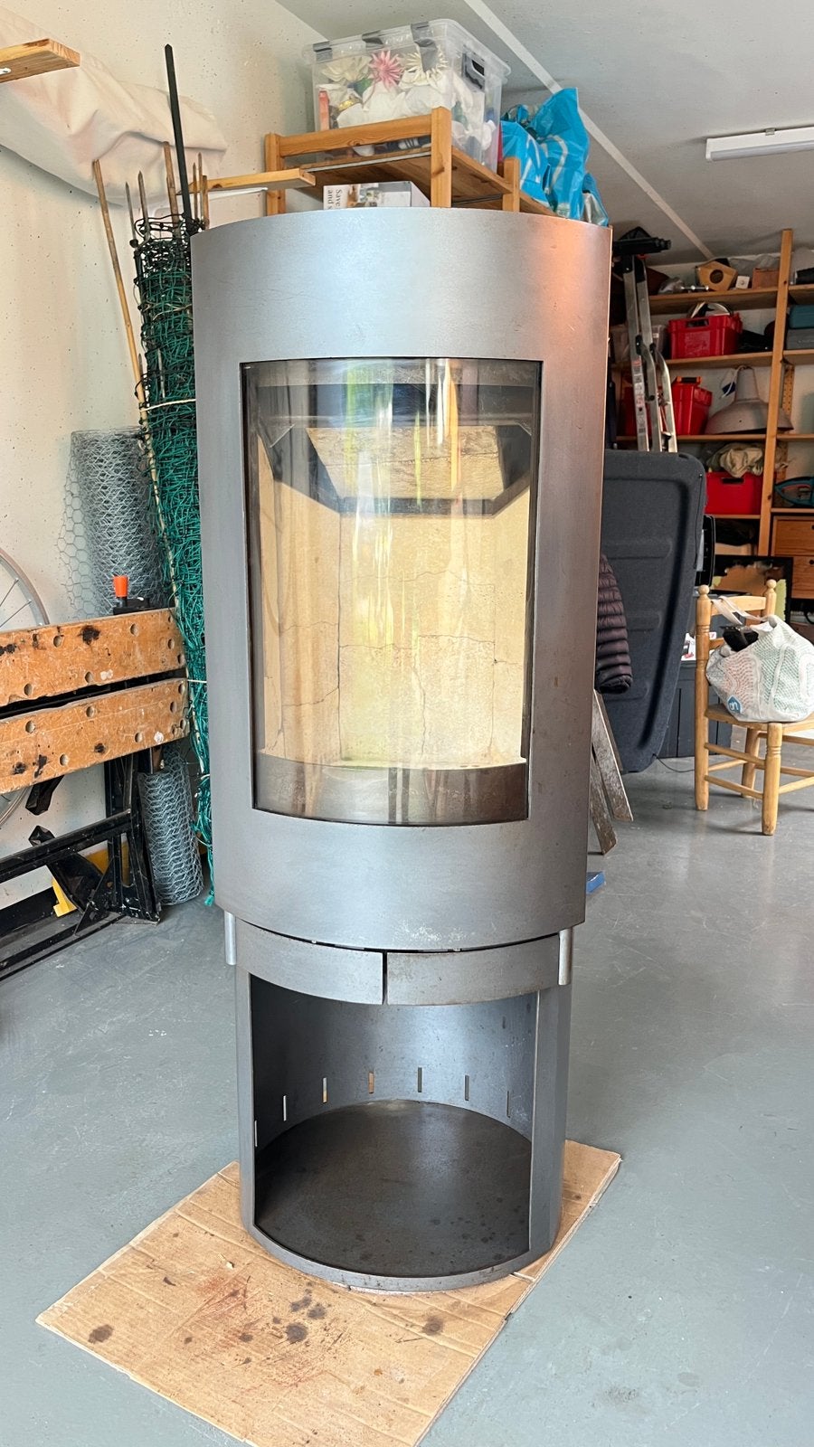 Skantherm Emotion M houtkachel, Huis en Inrichting, Ophalen, Gebruikt, Houtkachel, Vrijstaand