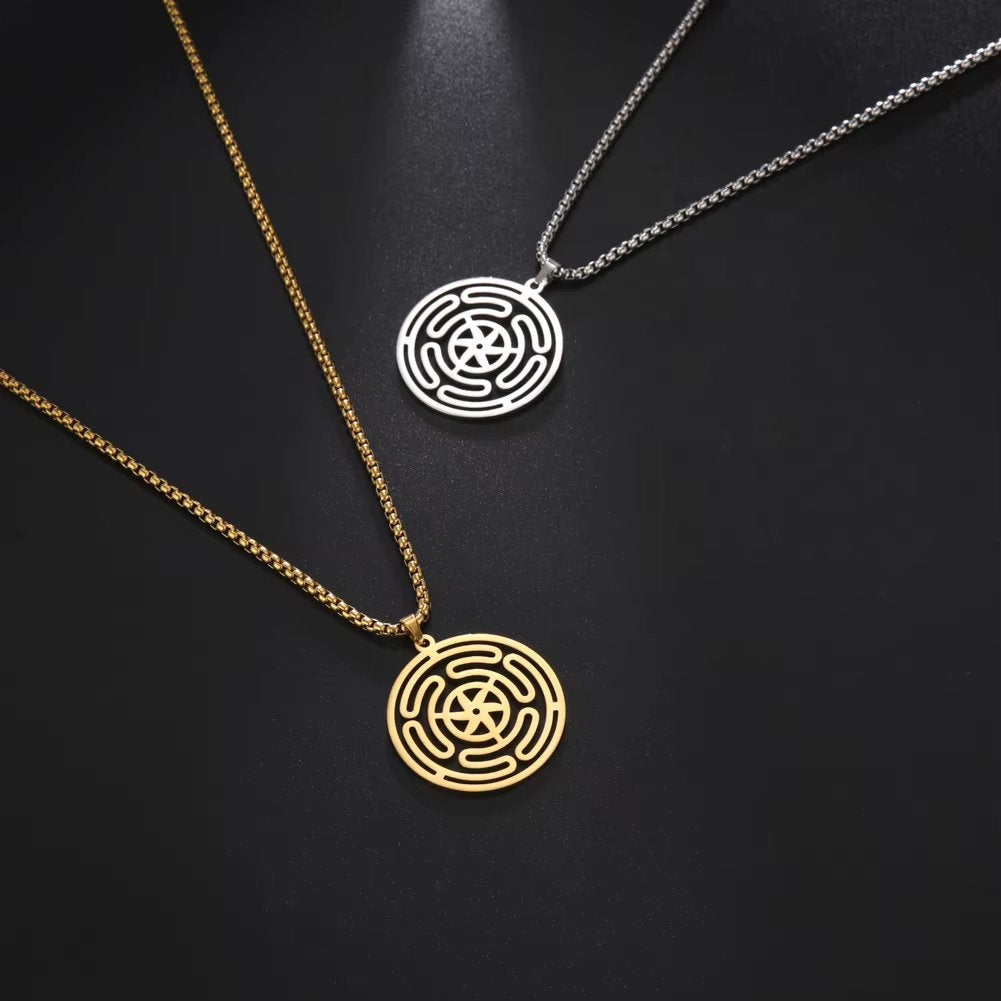 Hecate Wiel Dames Ketting, Overige kleuren, Verzenden, Nieuw, Overige materialen