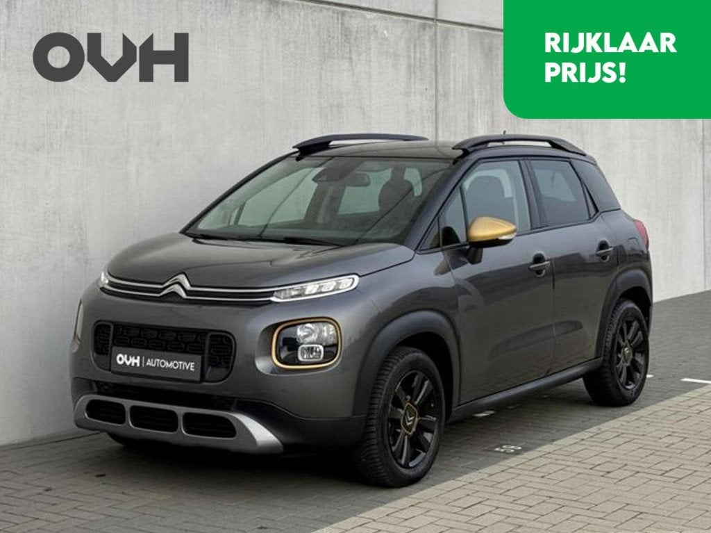 Citroen C3 Aircross Shine 1.2 | Camera | Automaat | Carplay, Gebruikt, 1199 cc, Leder en Stof, Bedrijf