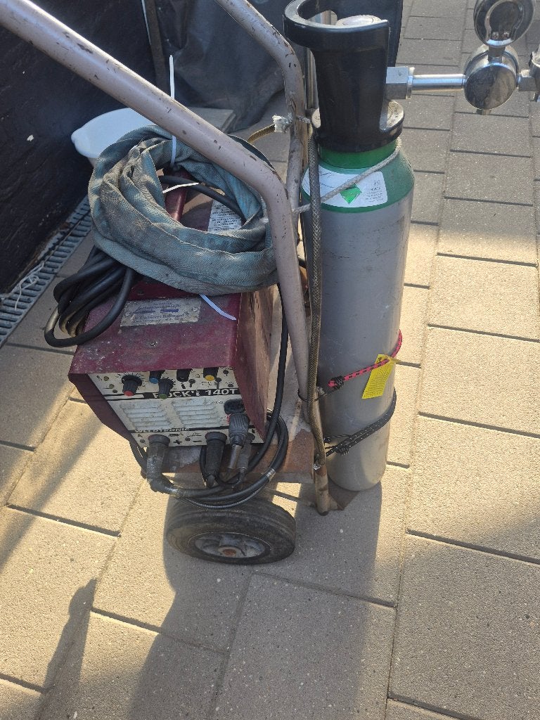 Lasapparaat, Ophalen, Gebruikt, 250 ampère of meer, Elektroden