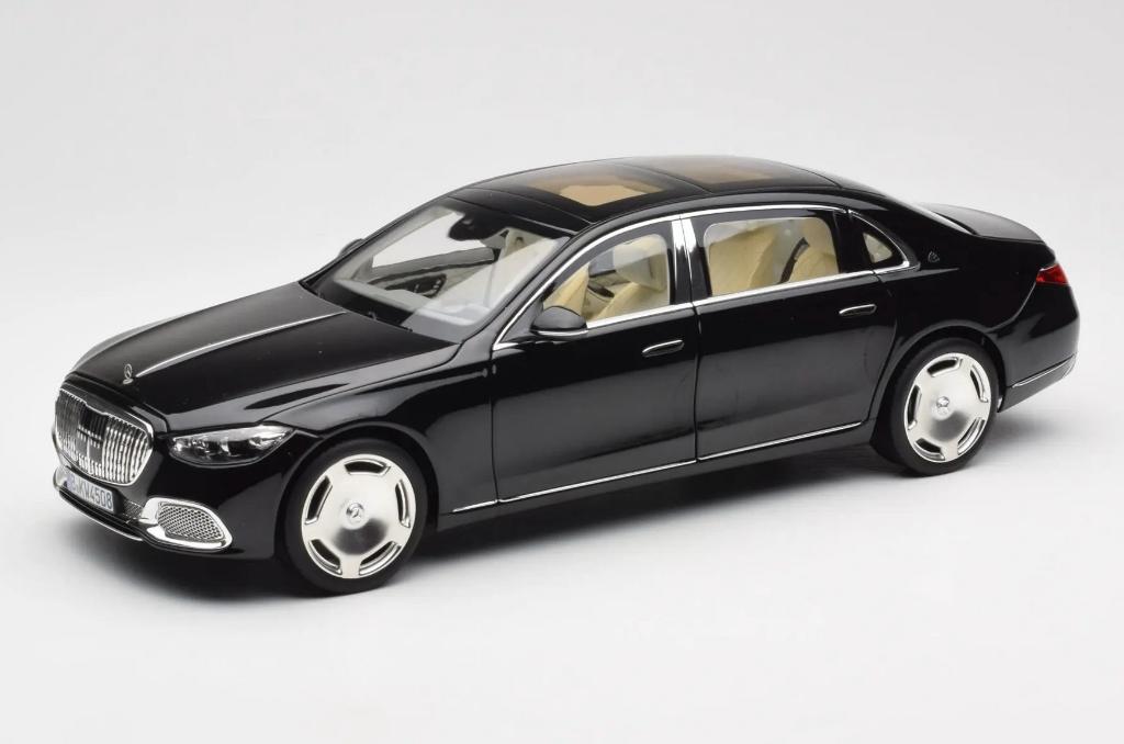 MERCEDES MAYBACH S 680 4MATIC 2021 ZWART 1/18 NOREV 183429, Hobby en Vrije tijd, Modelauto's | 1:18, Verzenden, Nieuw, Auto, Norev