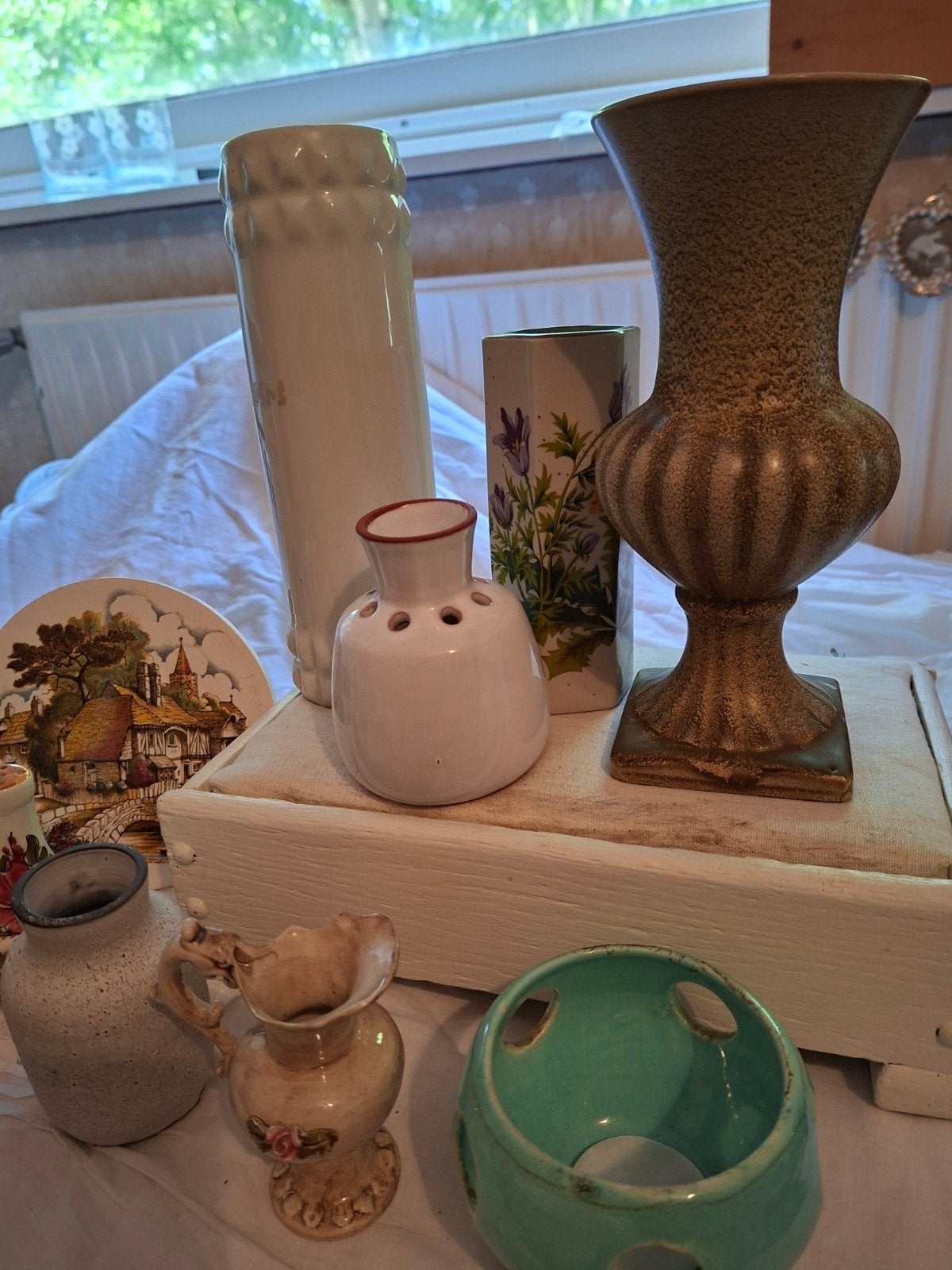 doos vol vintage spullen, Ophalen of Verzenden