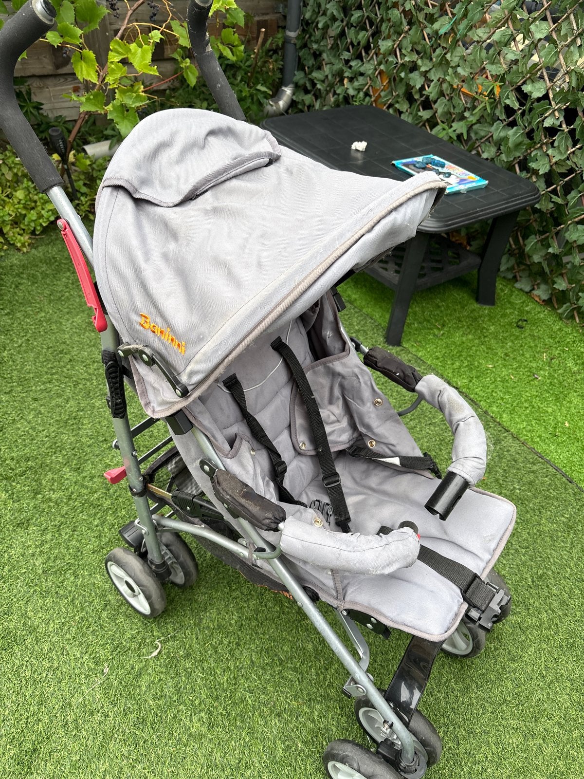 Baninni buggy - grijs, Ophalen of Verzenden, Gebruikt, Overige merken, Verstelbare rugleuning