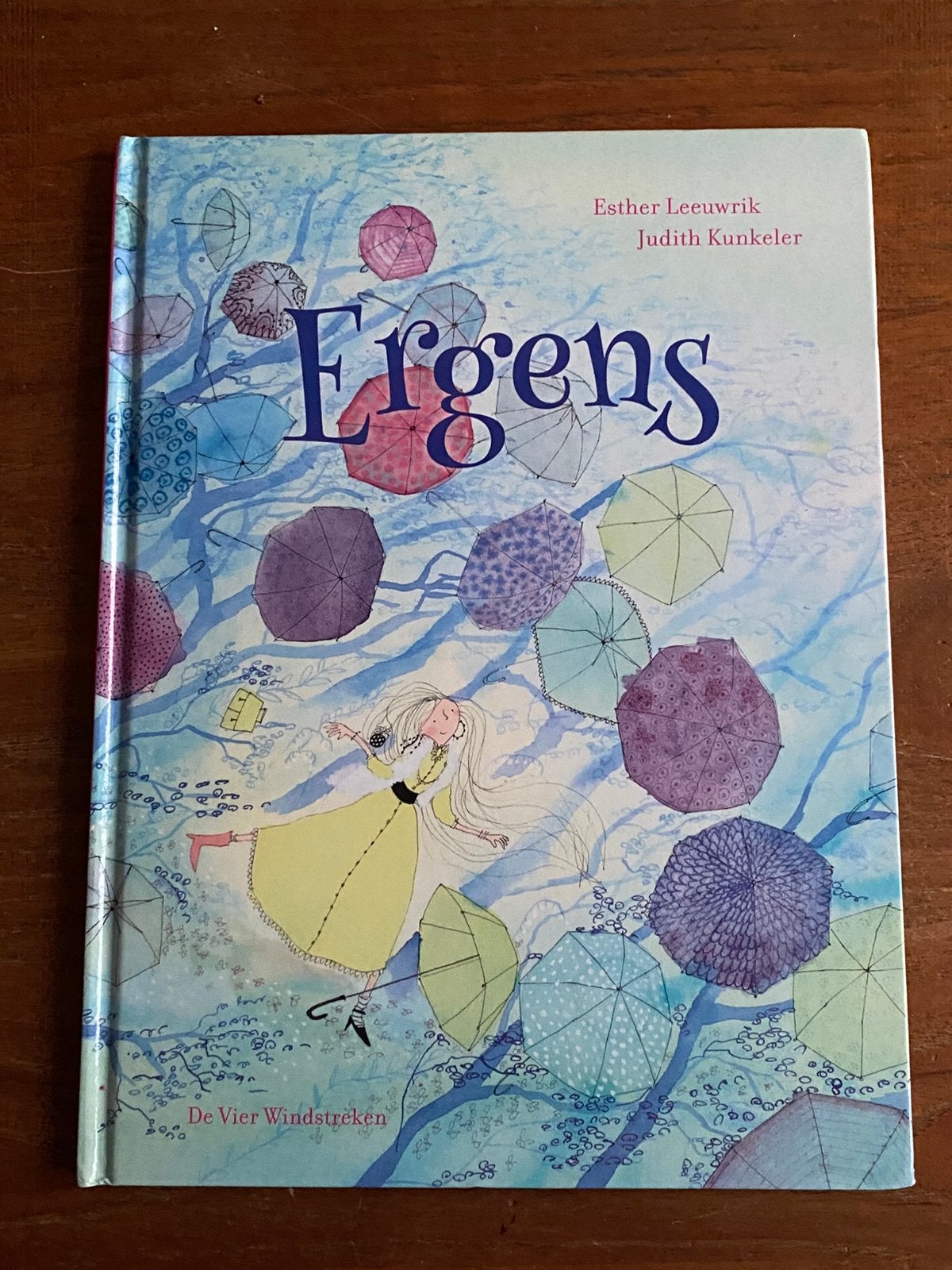 Ergens - Judith Kunkeler, De Vier Windstreken 2015 zgn, Ophalen of Verzenden, Zo goed als nieuw, Judith Kunkeler, Prentenboek