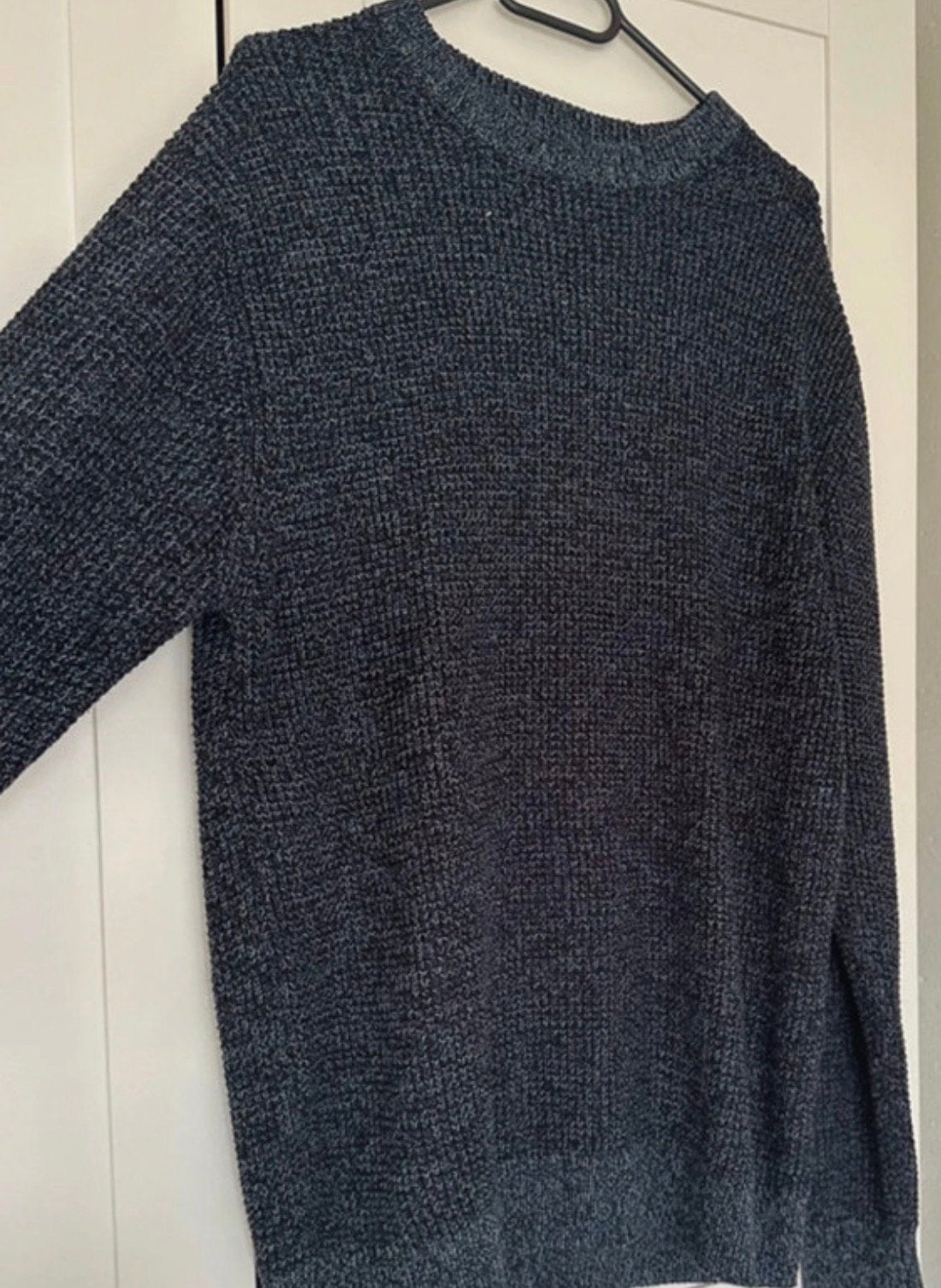 Primark donkerblauwe gebreide sweater trui, Ophalen of Verzenden, Zo goed als nieuw, Maat 52/54 (L), Blauw