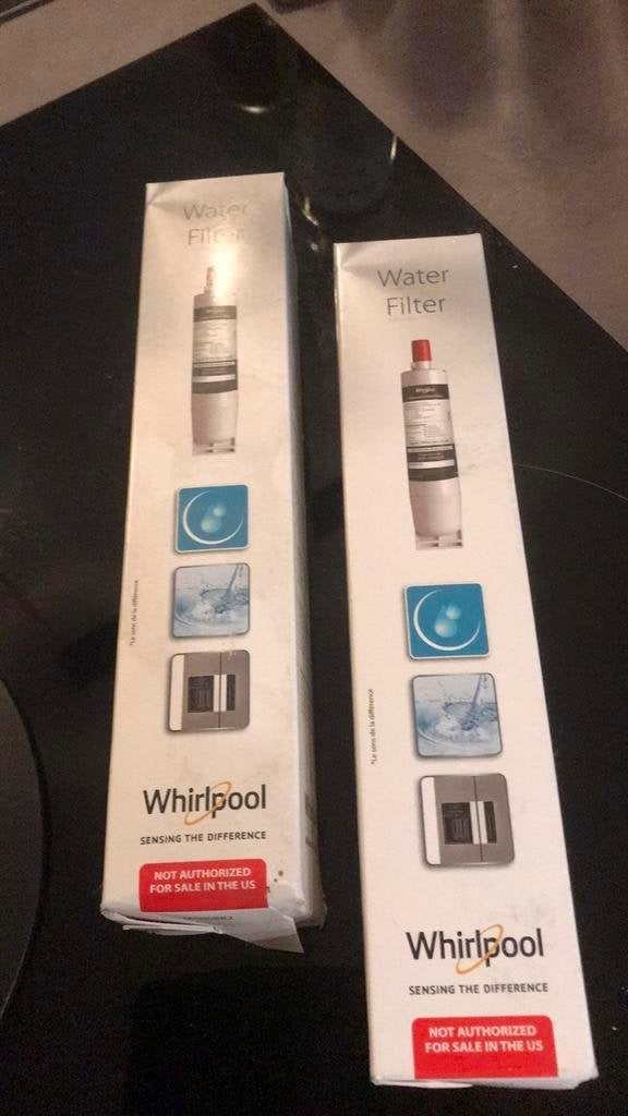 2 waterfilters whirlpool nieuw, Ophalen of Verzenden, Nieuw