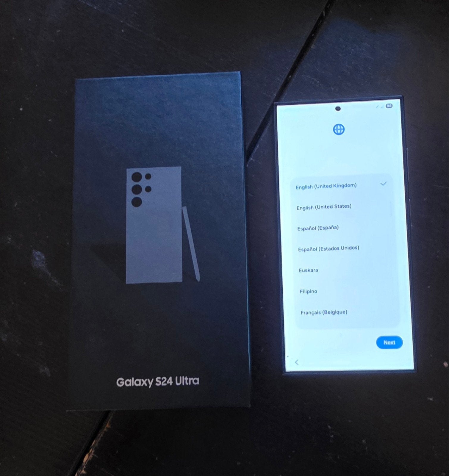 Samsung S24 Ultra in doos met beschermhoes, Telecommunicatie, Mobiele telefoons | Samsung, 256 GB, Ophalen of Verzenden, Zwart