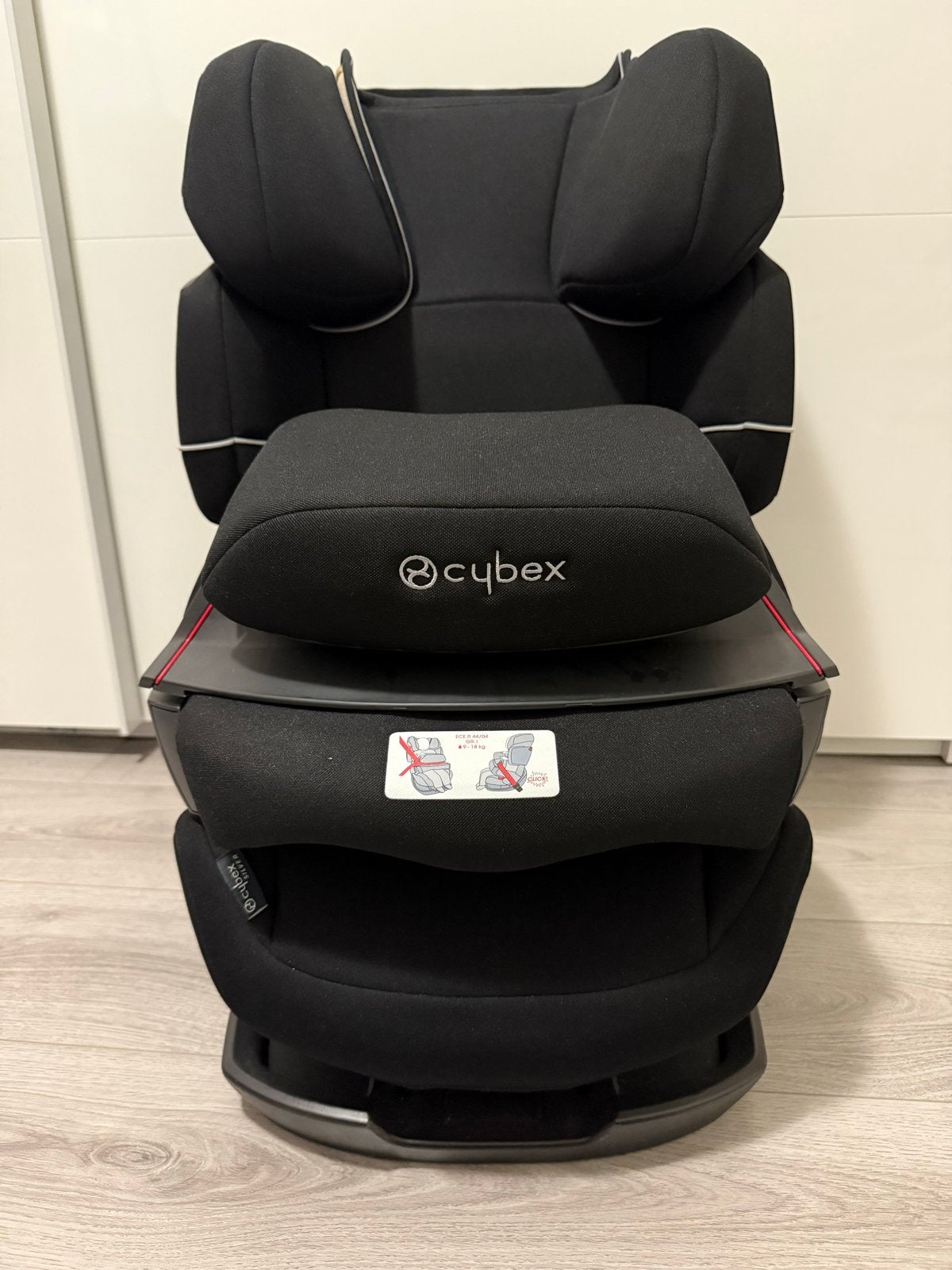 Cybex Solution S i-Fix Autostoel - Zwart, 9 t/m 18 kg, Afneembare rugleuning, Zo goed als nieuw, Isofix