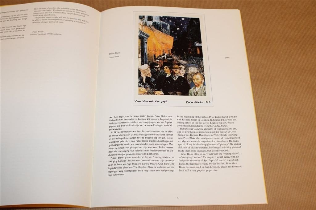Hommage aan Van Gogh — 20 kunstenaarsaffiches [1990], Ophalen of Verzenden, Gelezen