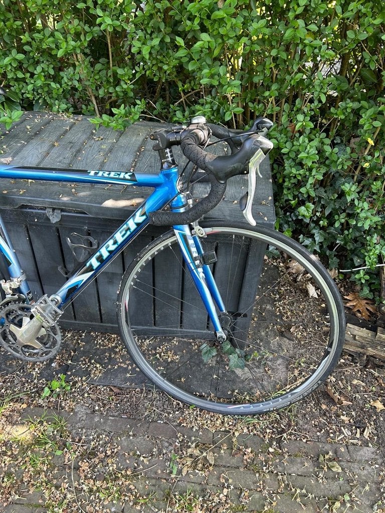Retro wielrenfiets Trek, Fietsen en Brommers, Fietsen | Racefietsen, Overige materialen, Gebruikt, Velgrem, 49 tot 53 cm