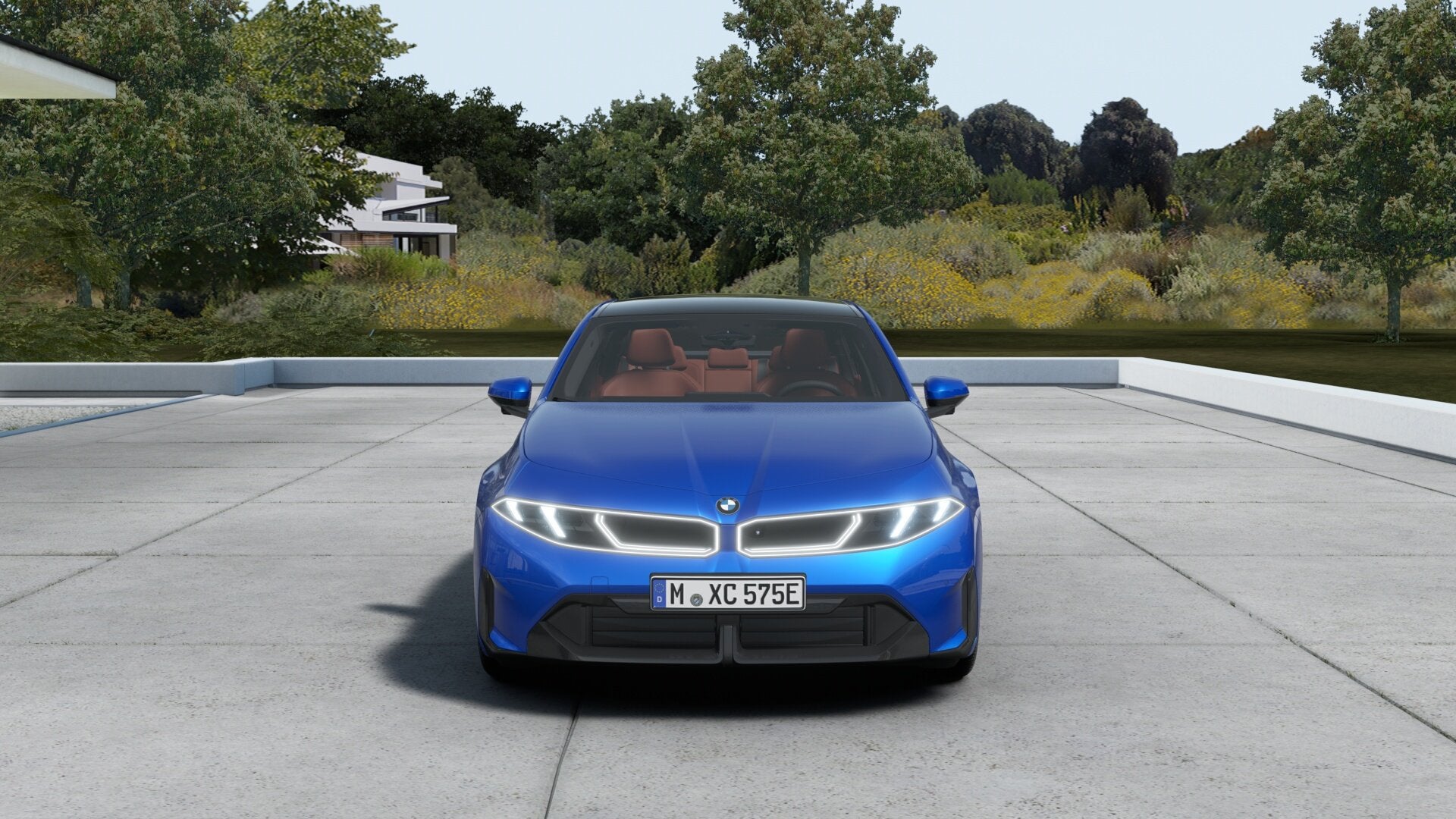 BMW i3 50 xDrive M Sport / 3D Head-Up / Adaptieve LED / Mult, Auto's, Automaat, Dealer onderhouden, Adaptive Cruise Control, Blauw