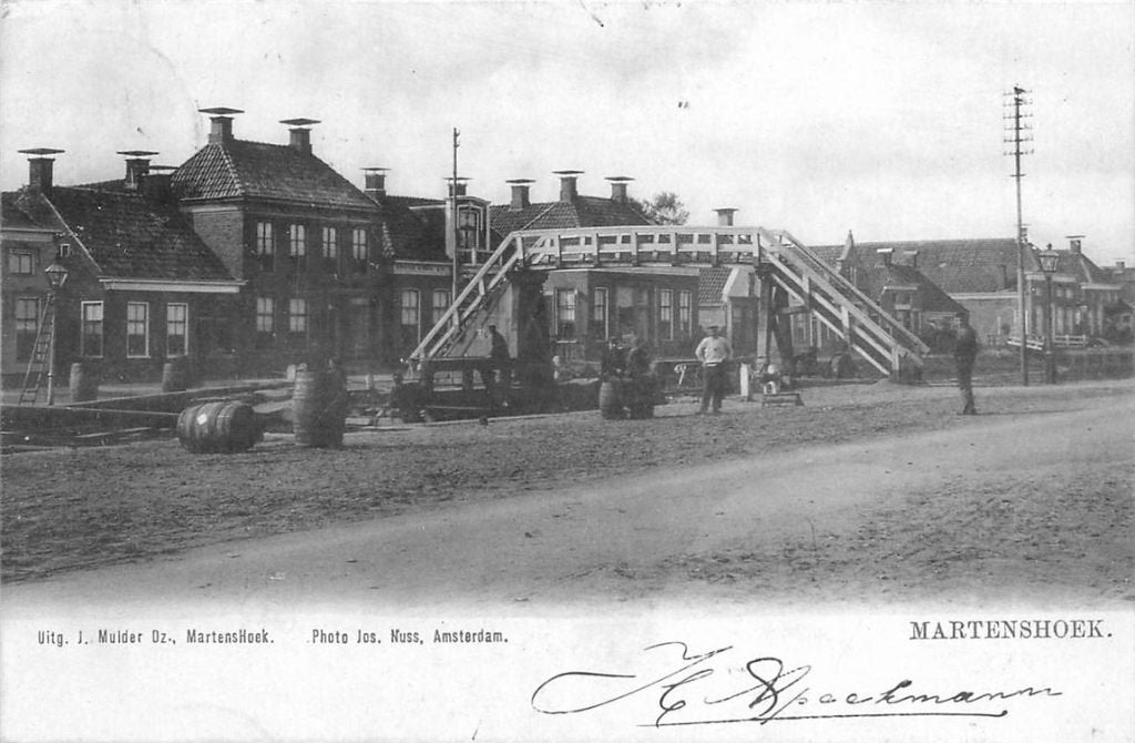 378-390-021 Martenshoek, Verzamelen, Ansichtkaarten | Nederland, Verzenden, Voor 1920, Groningen