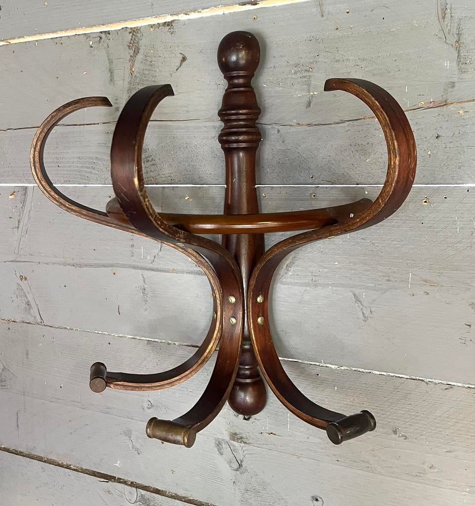 Thonet wandkapstok, Huis en Inrichting, Woonaccessoires | Kapstokken, Gebruikt, Minder dan 100 cm, Hout, Ophalen